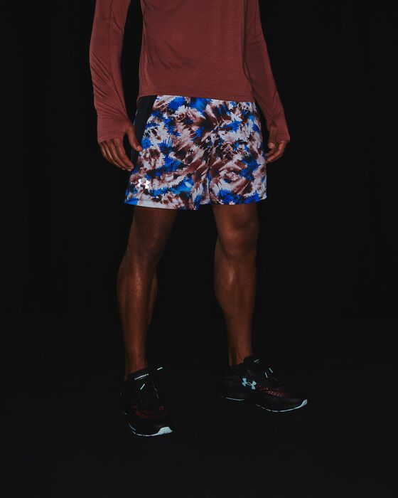 Men's UA Launch SW 7'' Printed Shorts image number 3