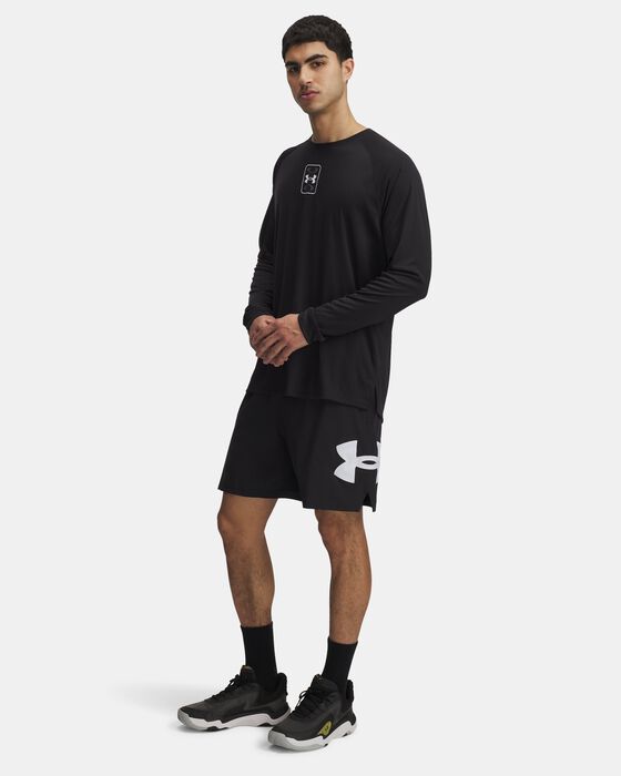 Men's UA Zone 7" Woven Shorts image number 2