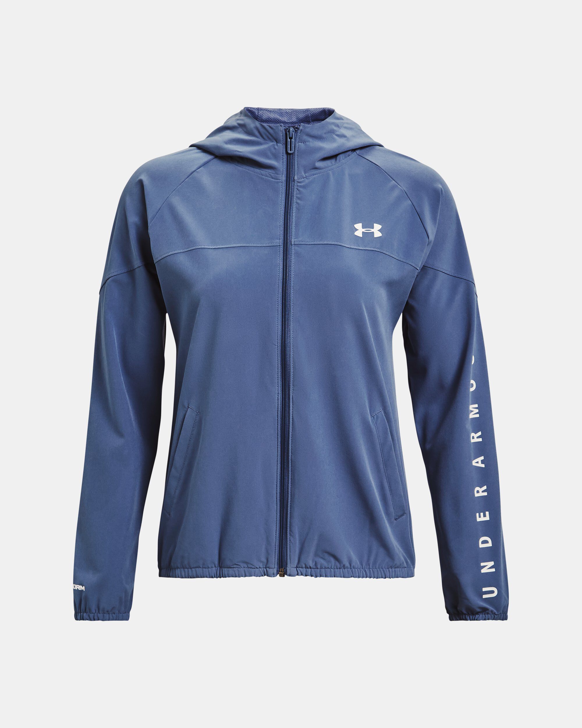 Women's ua woven branded full zip hoodie online