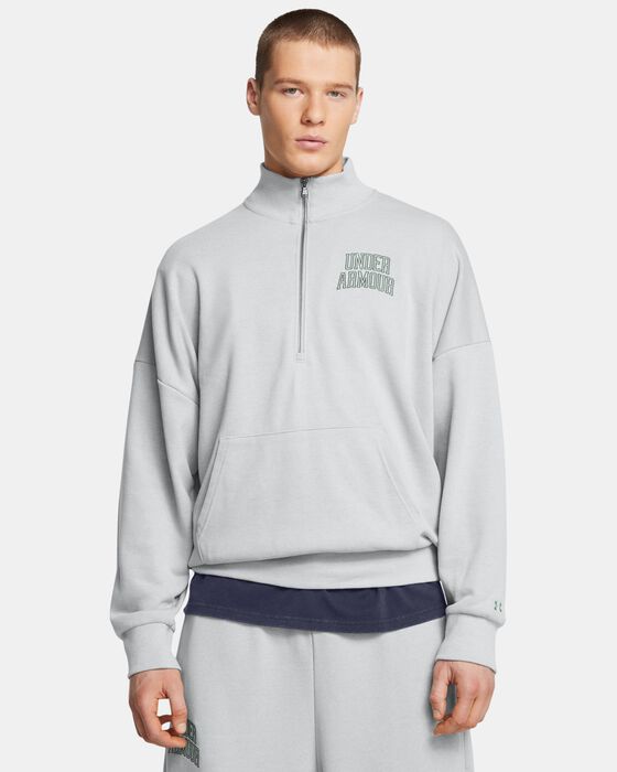 Men's UA Icon Heavyweight Terry Oversized ™½ Zip image number 0