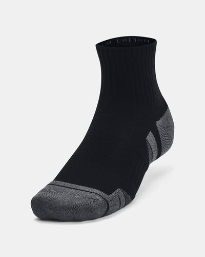 Unisex UA Performance Cotton 3-Pack Quarter Socks