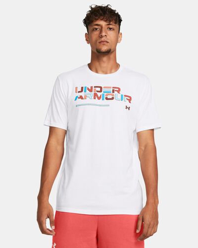 Men's UA Colorblock Wordmark Short Sleeve