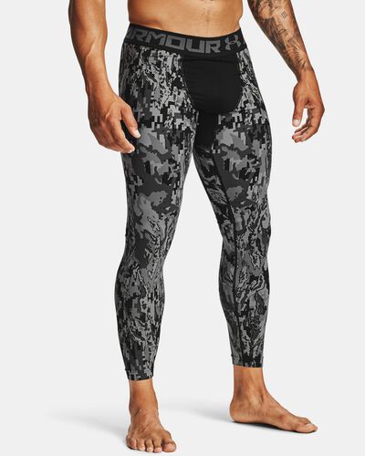 Under Armour Men's HeatGear® Armour 2.0 Printed Leggings Black in