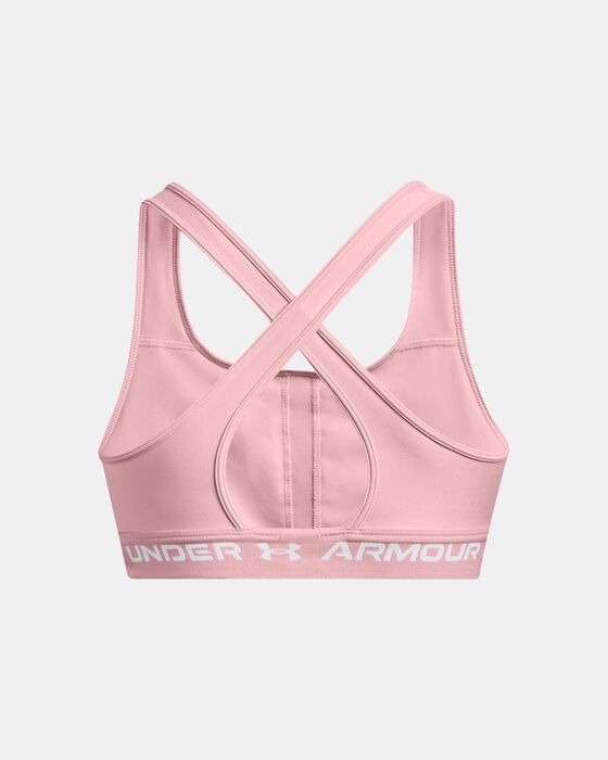 Women's Armour® Mid Crossback Sports Bra image number 7