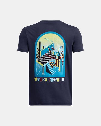 Boys' UA Portal Logo Short Sleeve