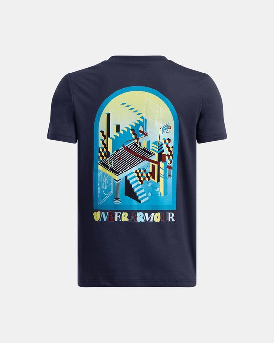 Boys' UA Portal Logo Short Sleeve image number 1