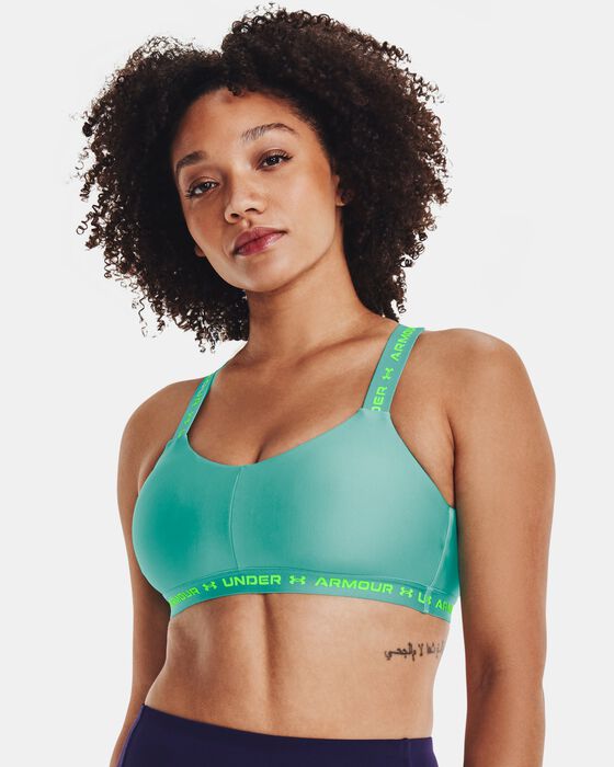 Women's UA Crossback Low Sports Bra image number 2