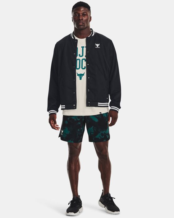 Men's Project Rock Woven Printed Shorts image number 2