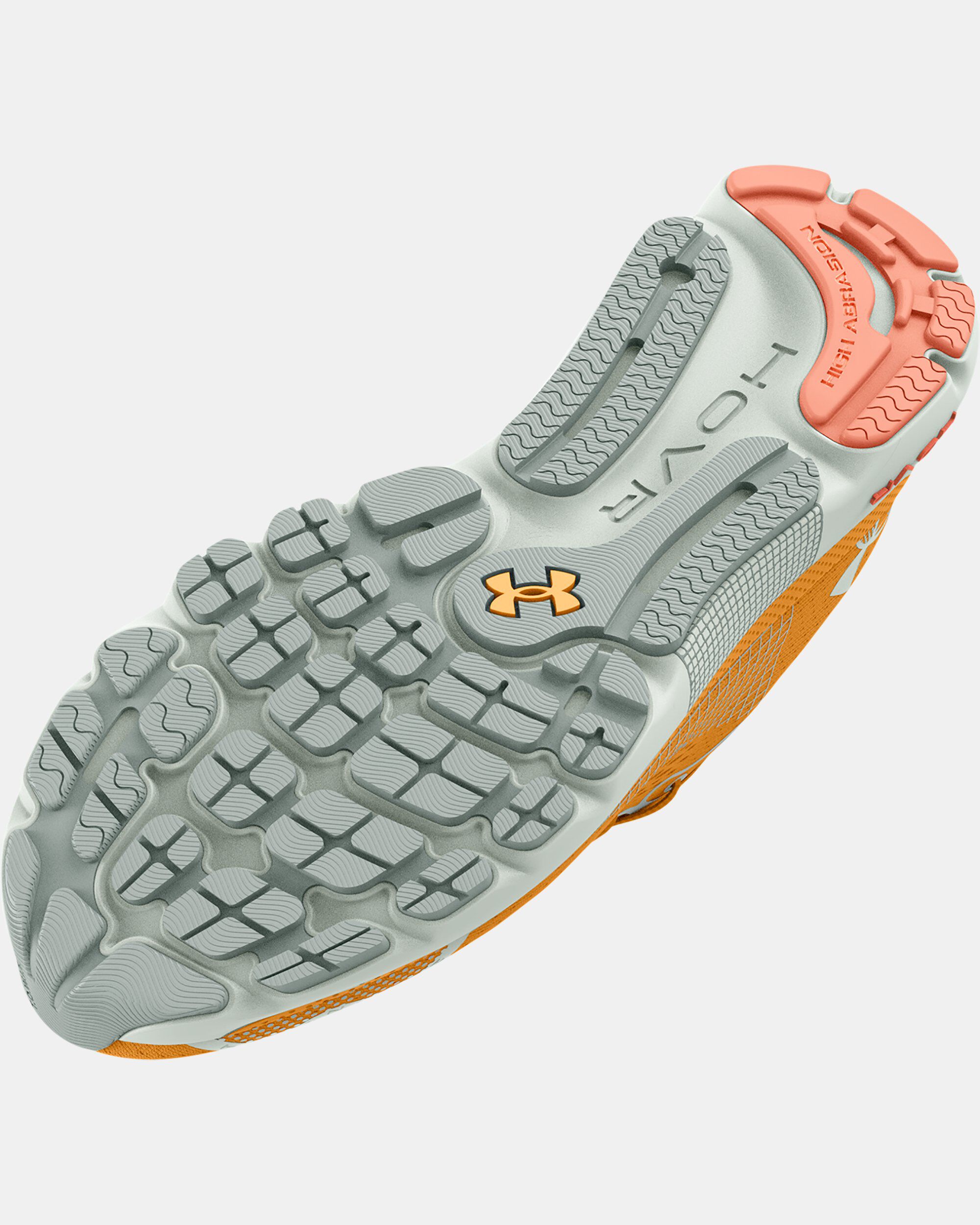 Grey and orange under best sale armour shoes