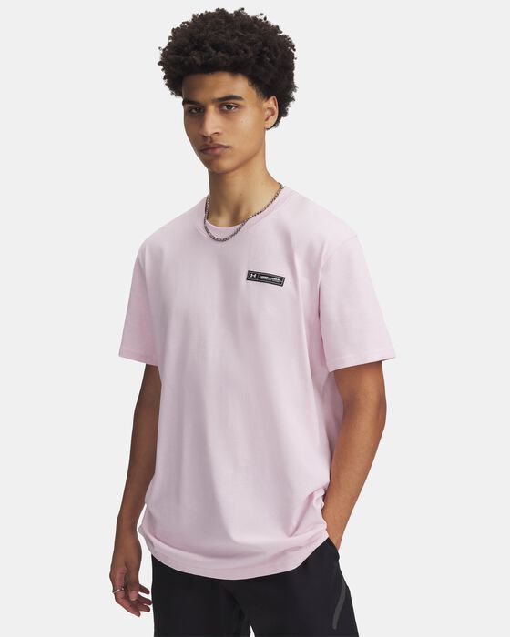 تيشيرت UA هيفي ويت أرمور ليبل بأكمام قصيرة للرجال image number 0