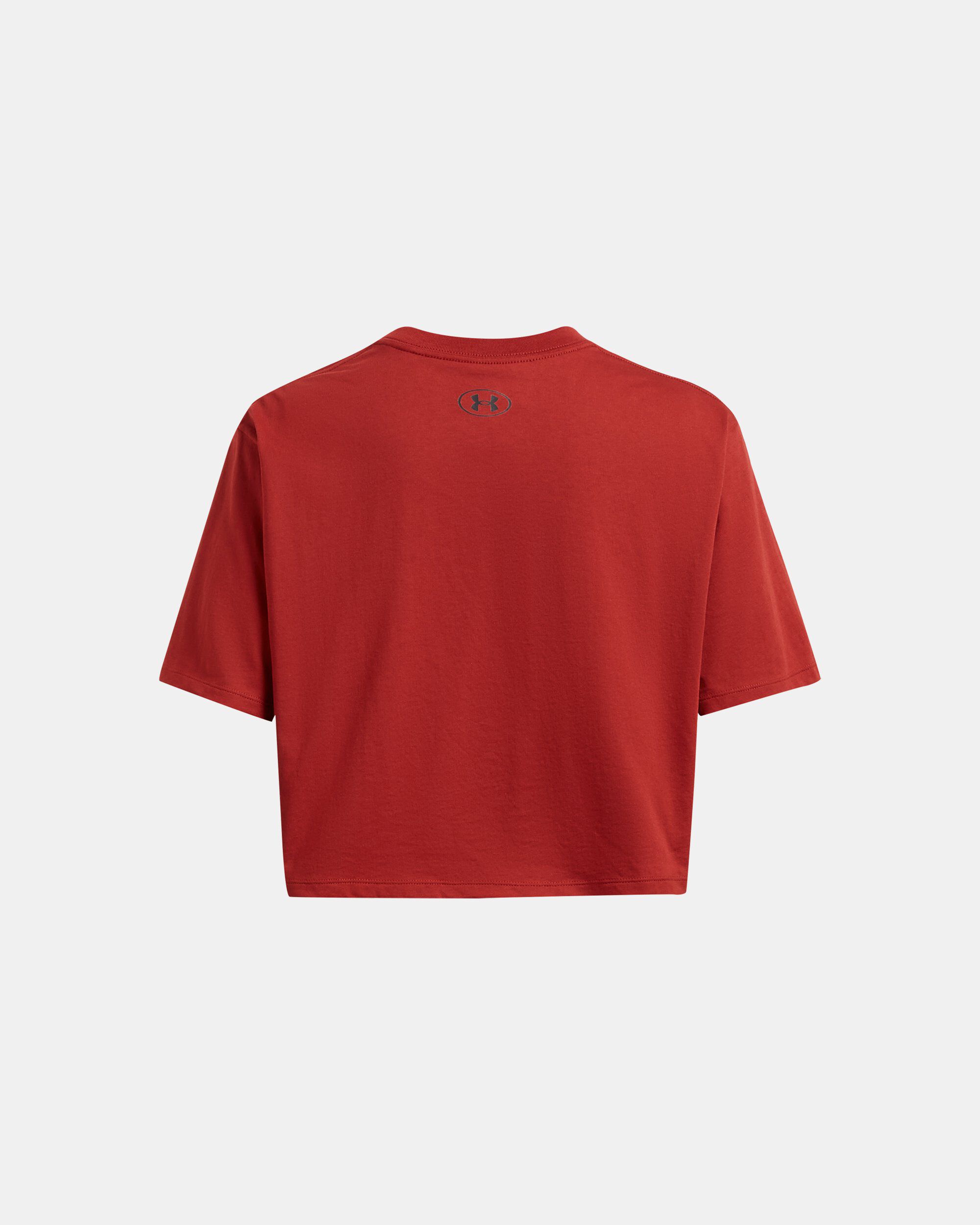 アンダー アーマー Under Armour Boxy Crop Logo Short Sleeve T Shirt レディース シャツ トップス B Buy Women's UA Boxy Crop Logo Short Sleeve Orange in Dubai
