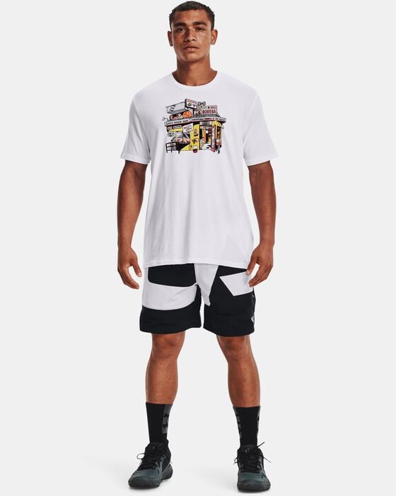 Men's UA Baseline Woven Shorts image number 5