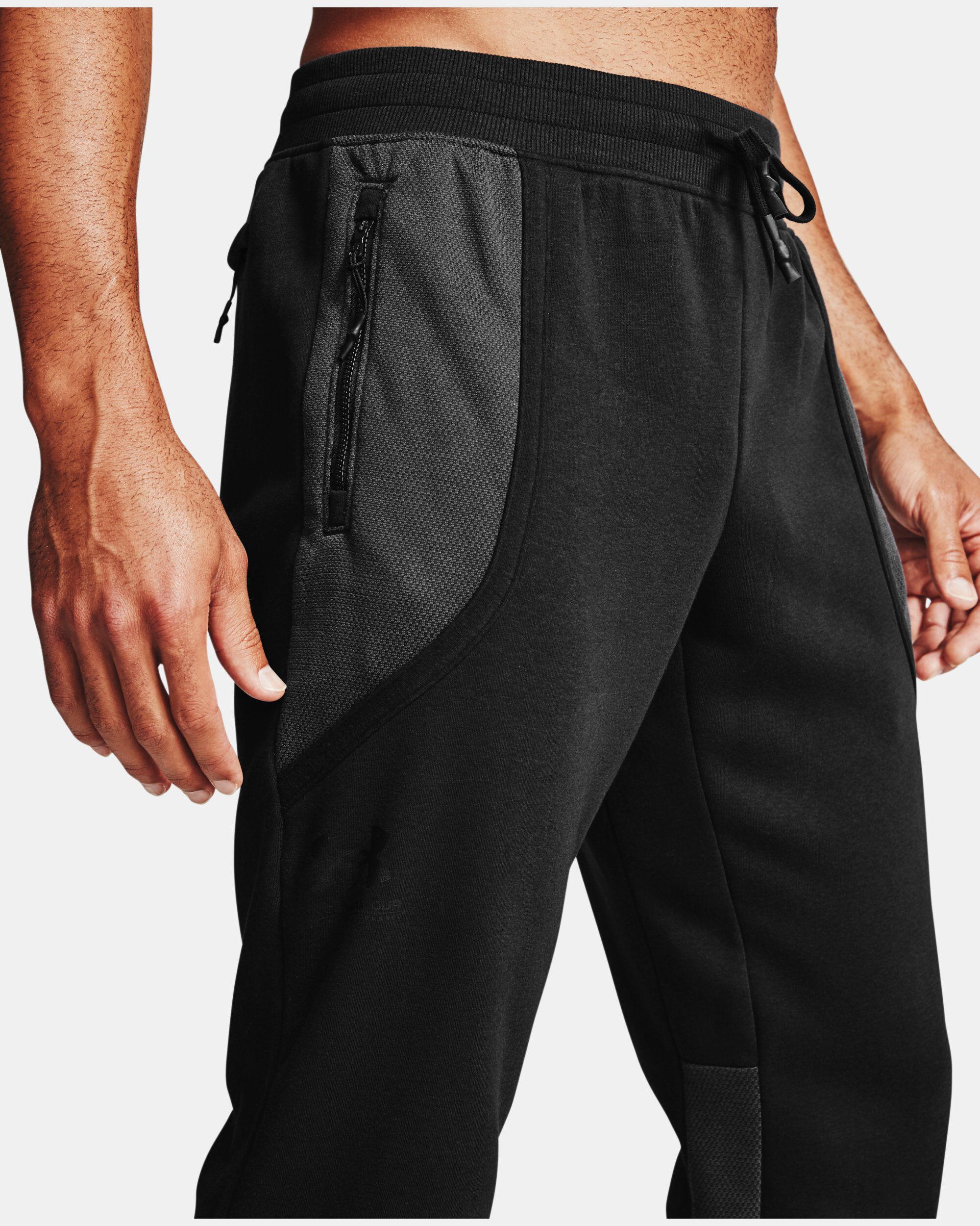 Men's ua rival fleece amp joggers clearance
