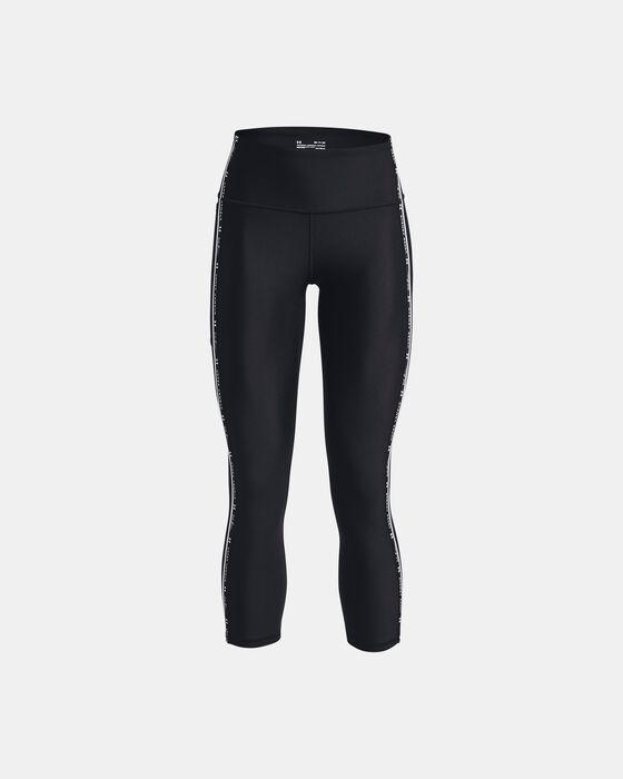 Under Armour Training Heat Gear side taped leggings in black