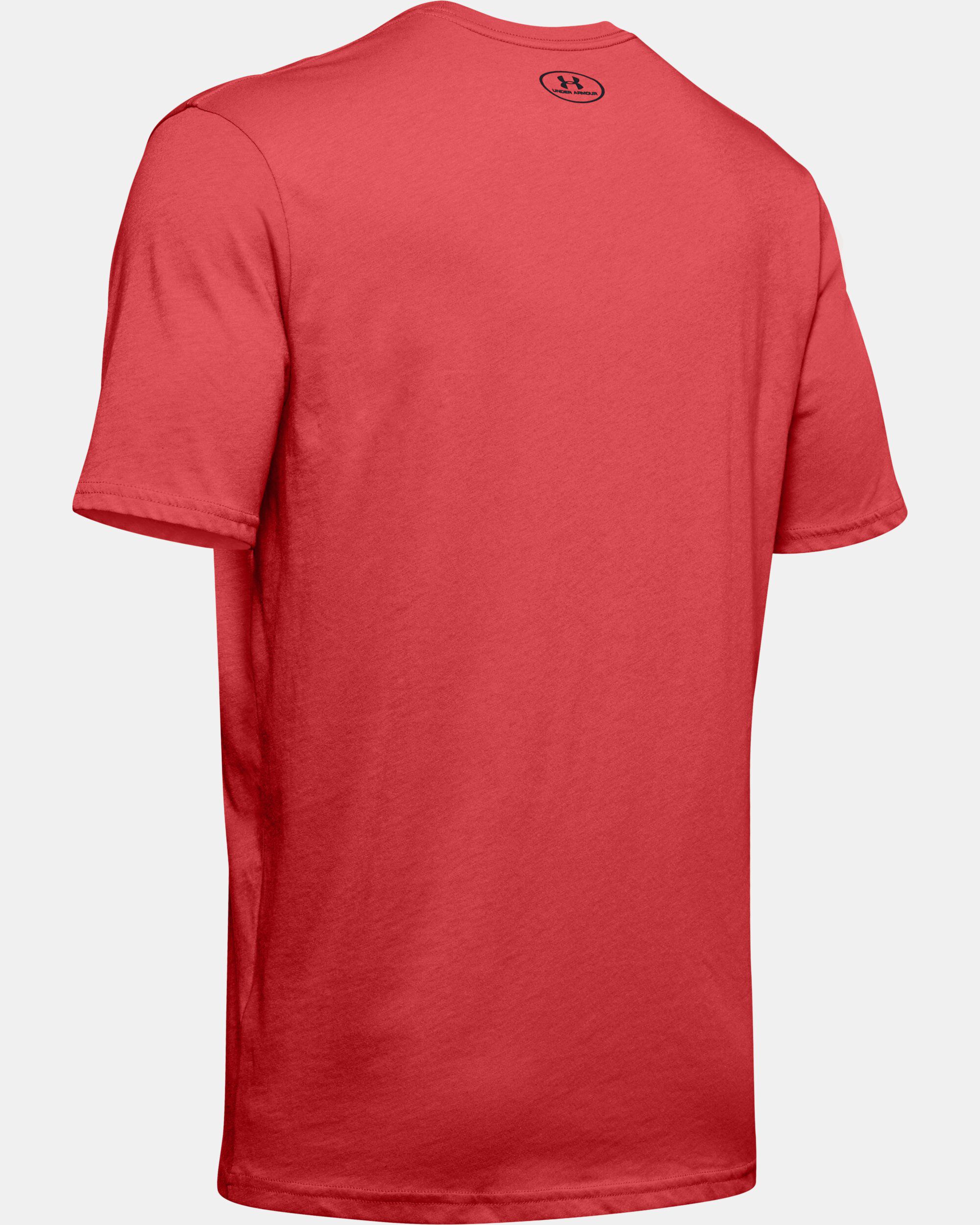 Orange top under armour