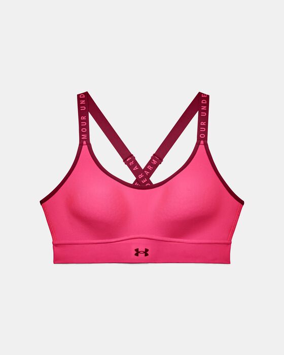 Women's UA Infinity Mid Covered Sports Bra image number 8