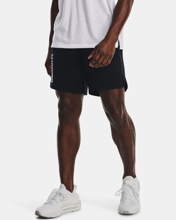 Men's UA Launch SW 7'' Wordmark Shorts image number 0