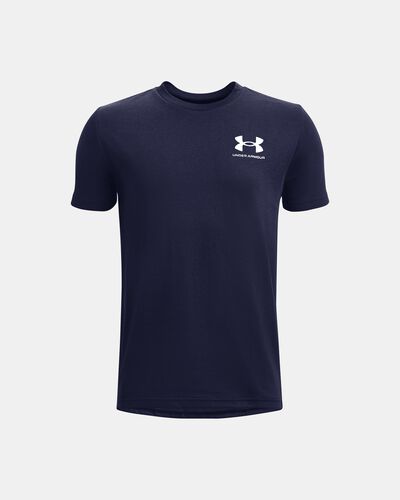 Boys' UA Sportstyle Left Chest Short Sleeve