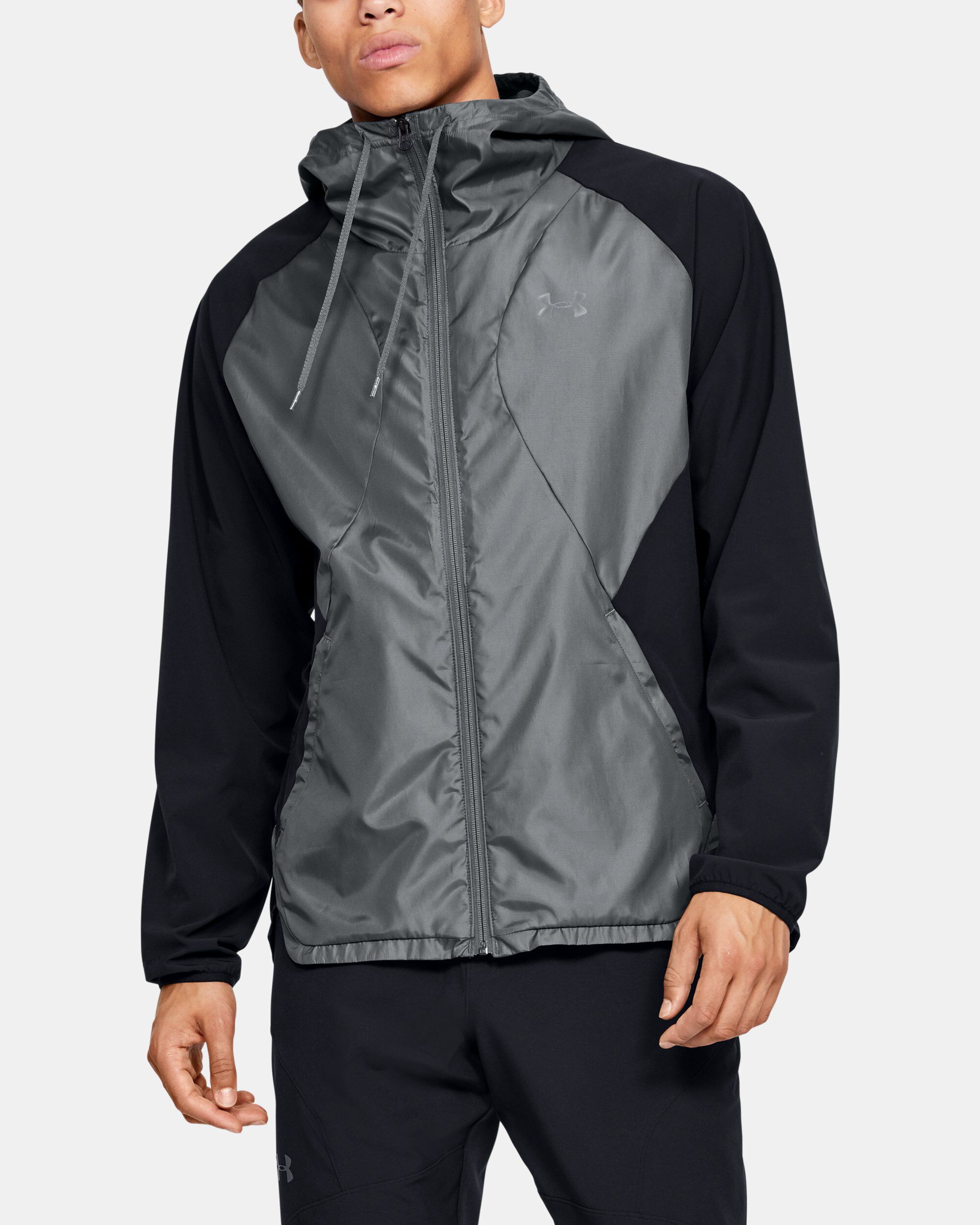 Men's ua stretch woven full zip jacket 2025