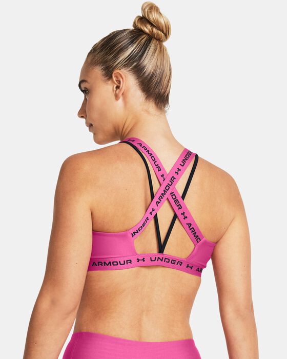 Women's UA Crossback Low Sports Bra image number 1