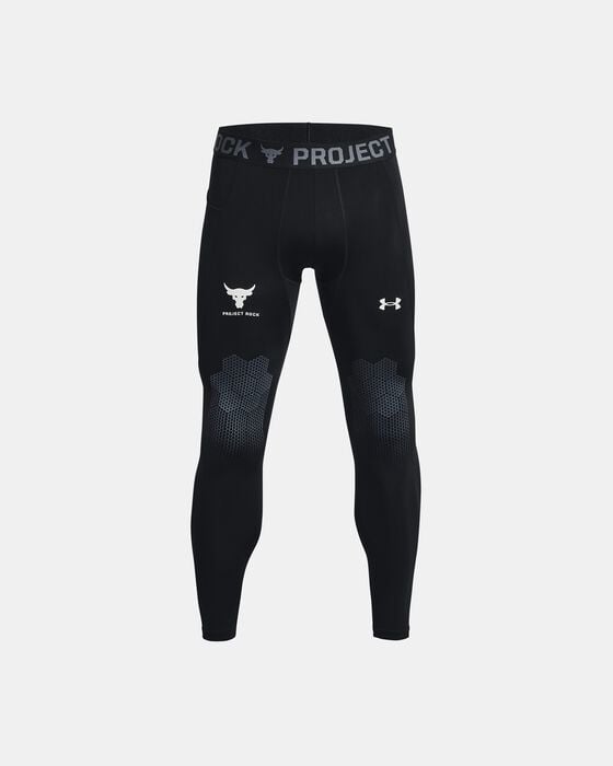 Men's Project Rock TurfGear ArmourPrint Leggings Men's Project Rock TurfGear ArmourPrint Leggings image number 4