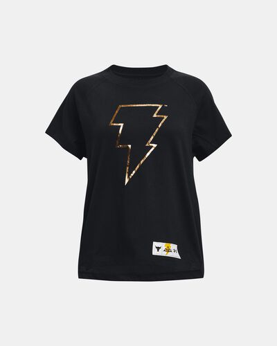 Girls' Project Rock Black Adam Short Sleeve