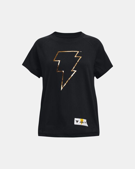 Girls' Project Rock Black Adam Short Sleeve image number 0