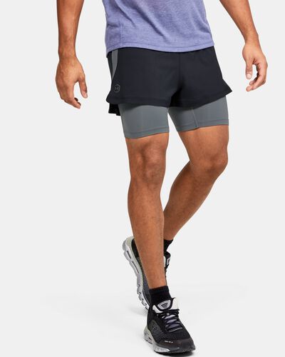 Men's UA RUSH™ Run 2-in-1 Shorts