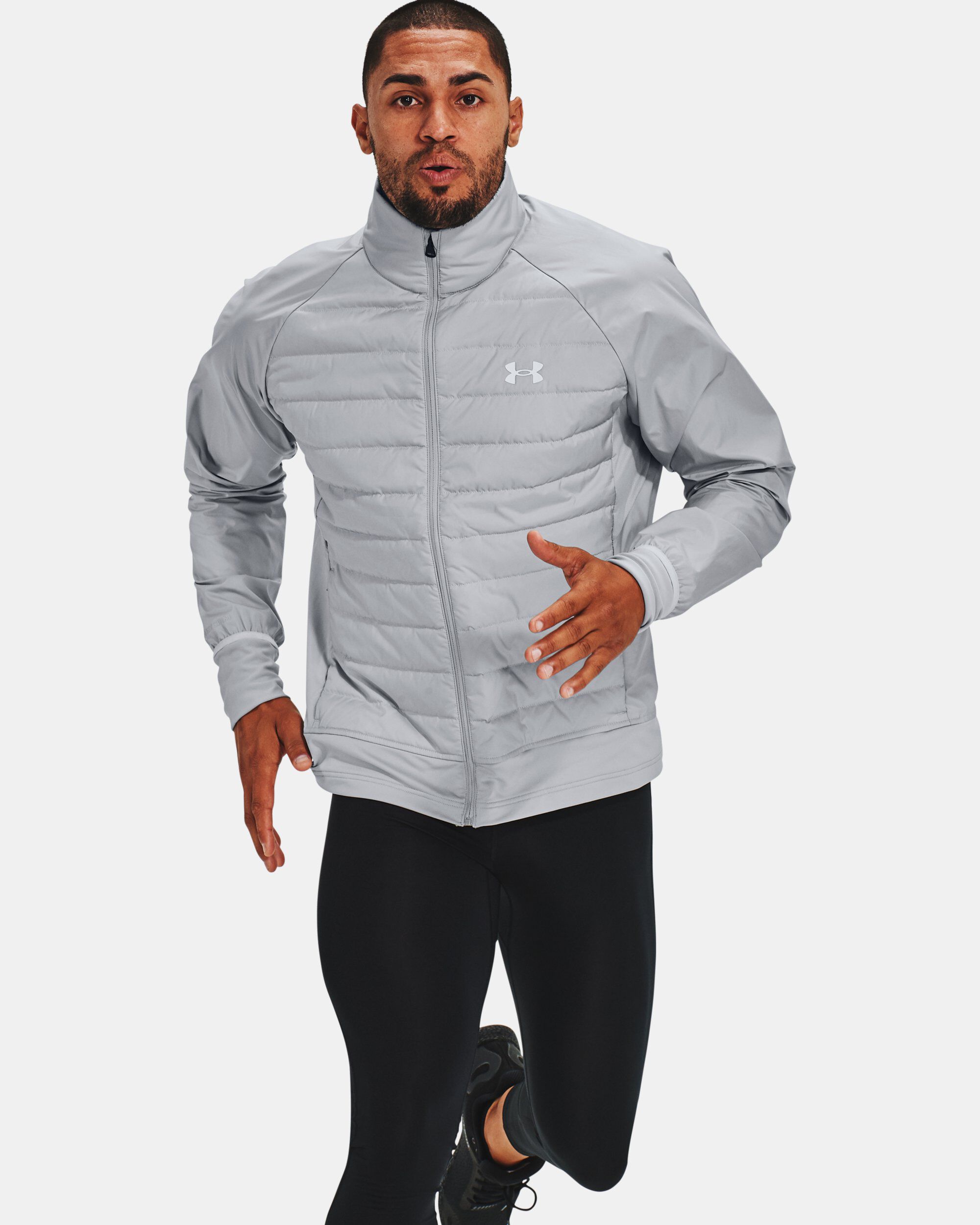 Under armour run hot sale insulated hybrid jacket