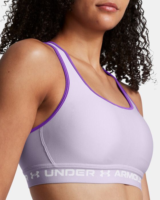 Women's Armour® Mid Crossback Sports Bra image number 6