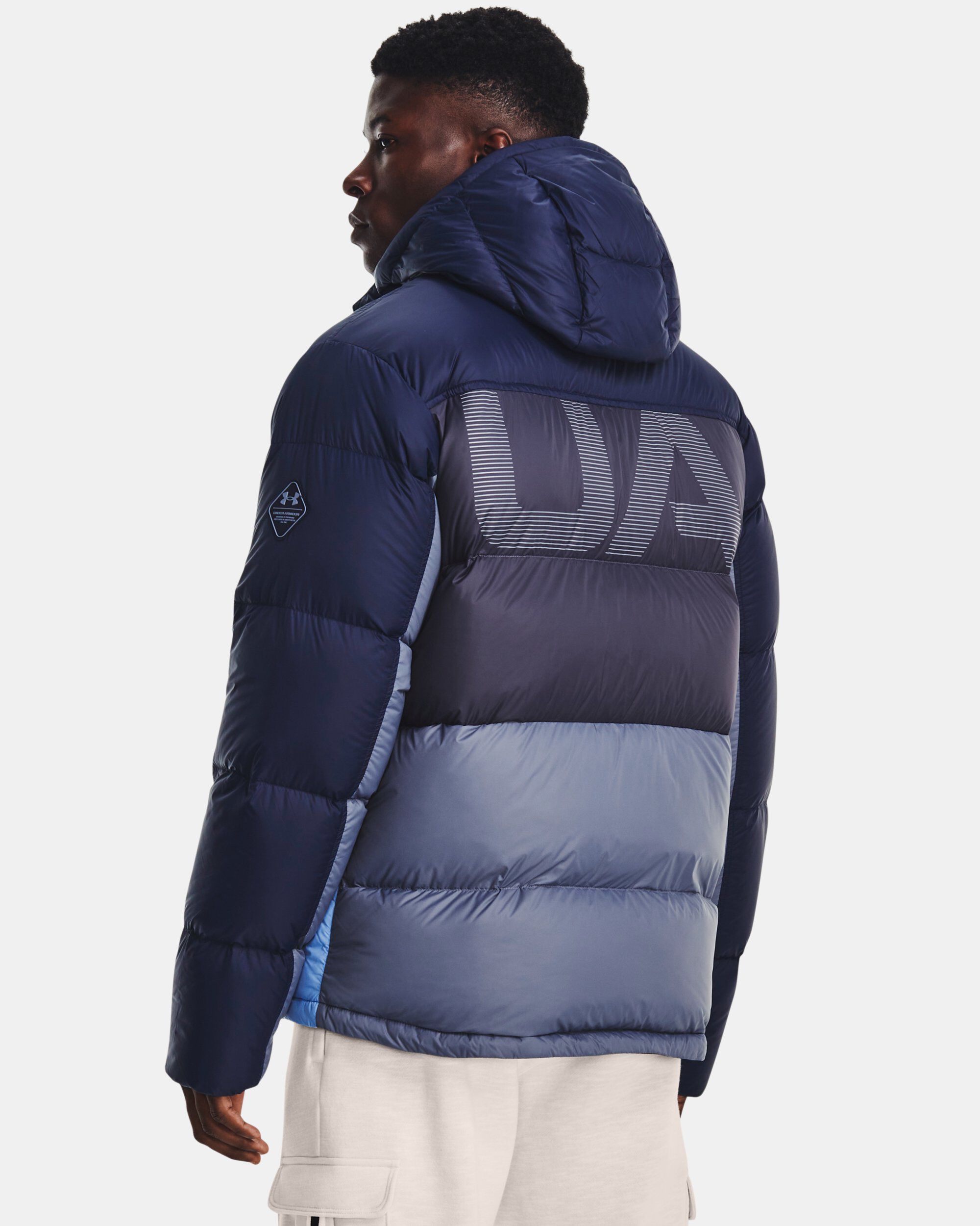 Under Armour Men s ColdGear Infrared Down Blocked Jacket Blue in