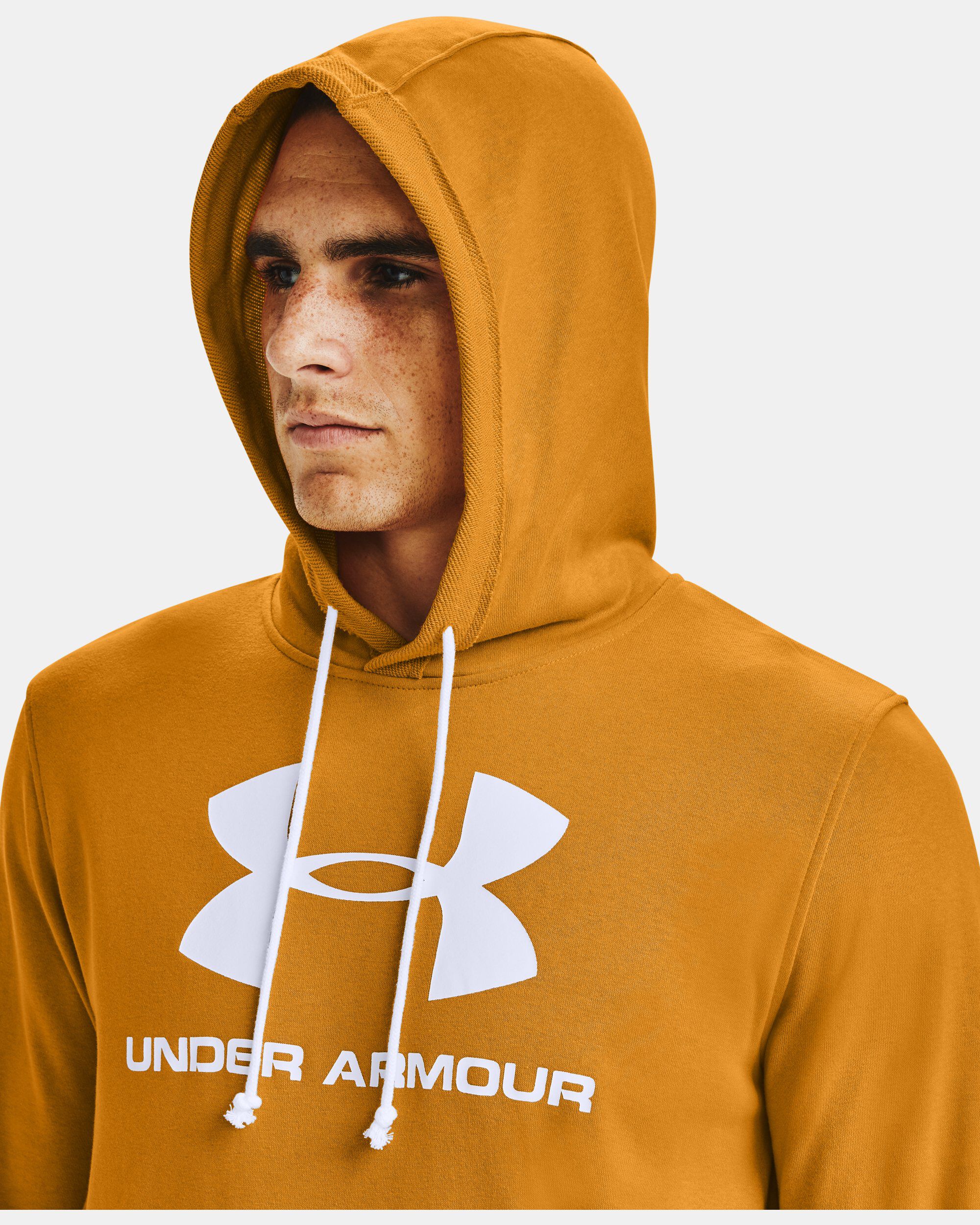 Men's ua sportstyle terry logo hoodie hotsell