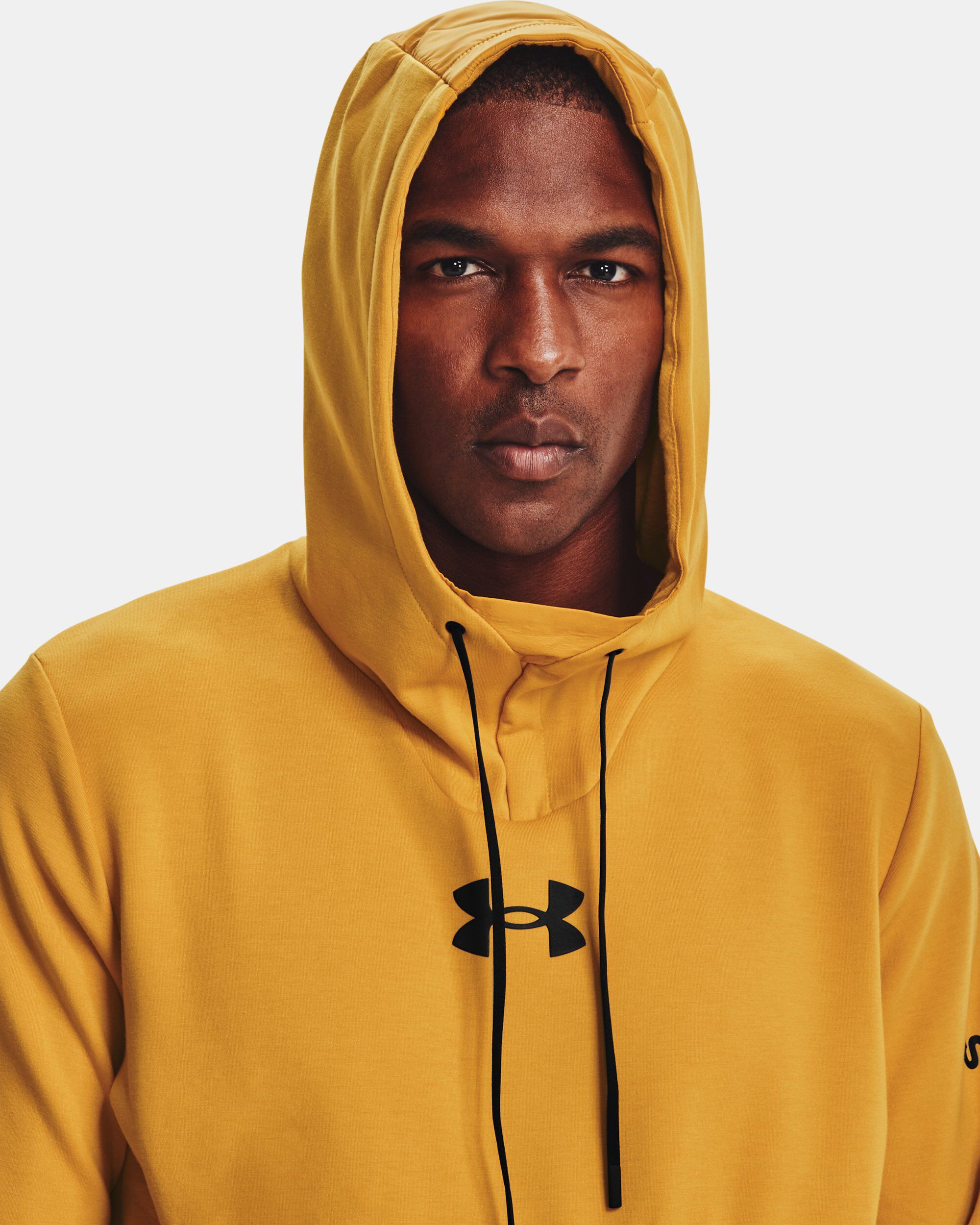Buy Men s UA Summit Knit Hoodie Yellow in Dubai UAE Under Armour