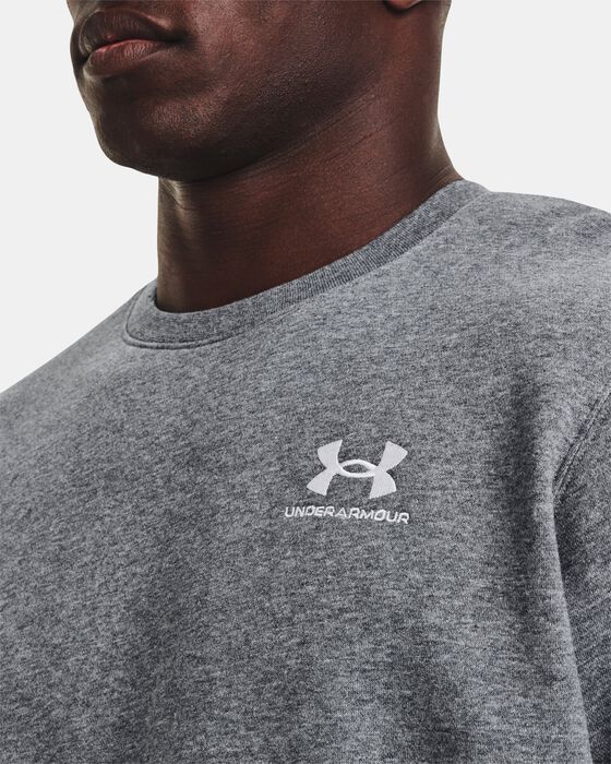 Men's UA Essential Fleece Crew image number 3