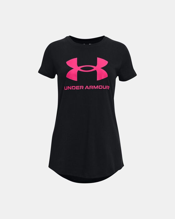 Girls' UA Sportstyle Graphic Short Sleeve image number 0