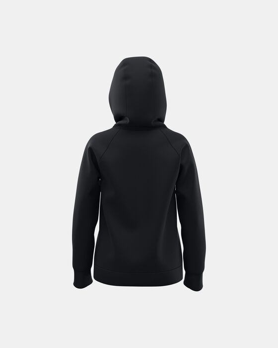 Girls' UA Rival Fleece Logo Hoodie image number 2