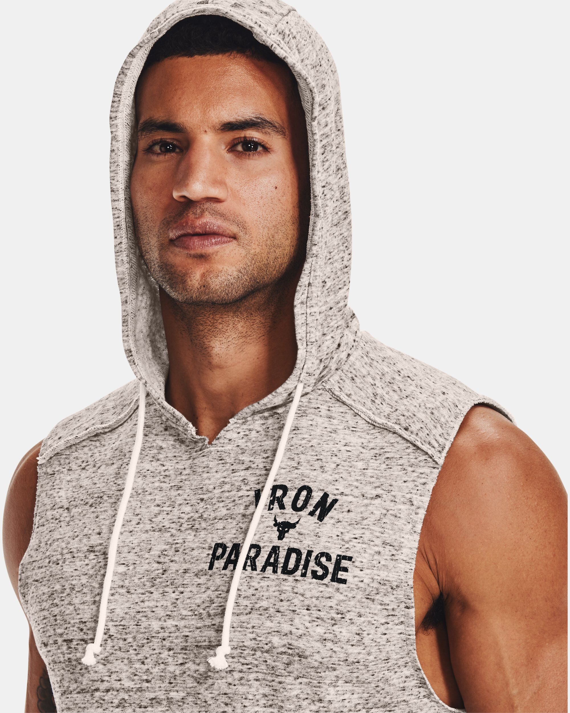 Project rock vanish top sleeveless hoodie