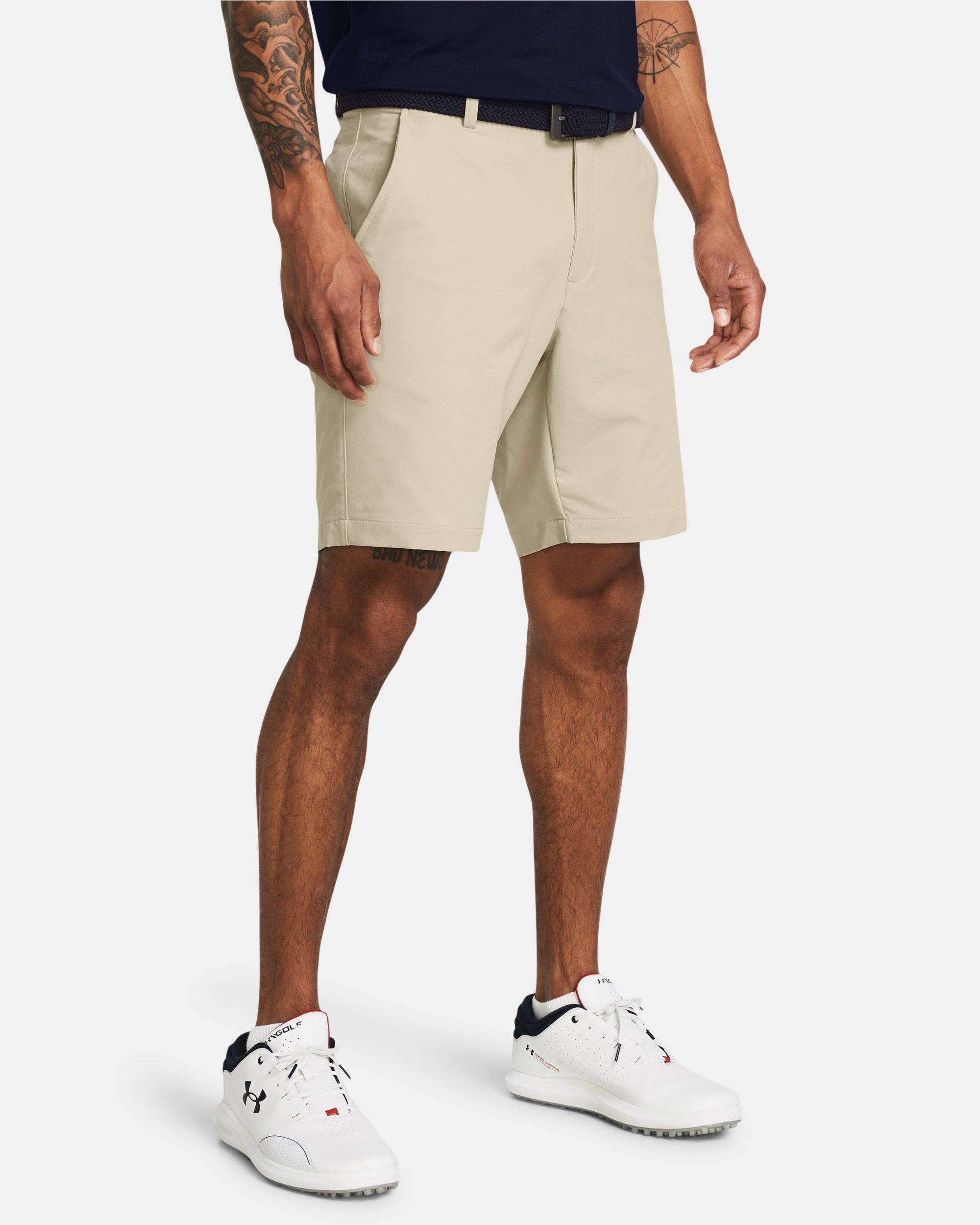 Buy Men s UA Matchplay Tapered Shorts Beige in Dubai UAE Under Armour