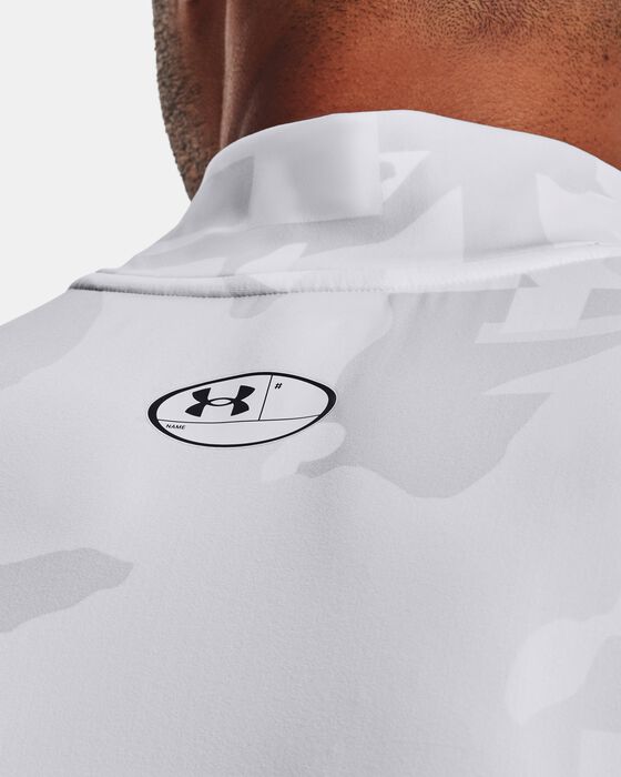 Men's UA Iso-Chill Compression Mock Printed Sleeveless image number 3