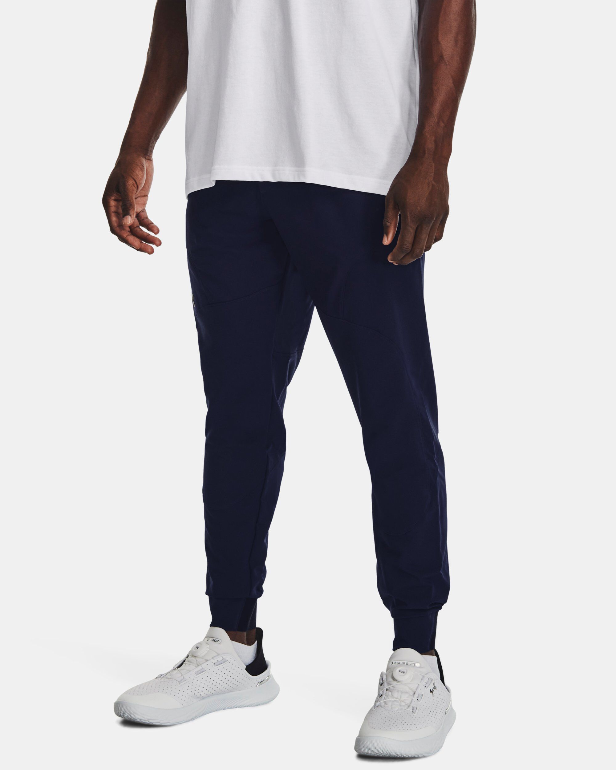 Mens navy joggers top