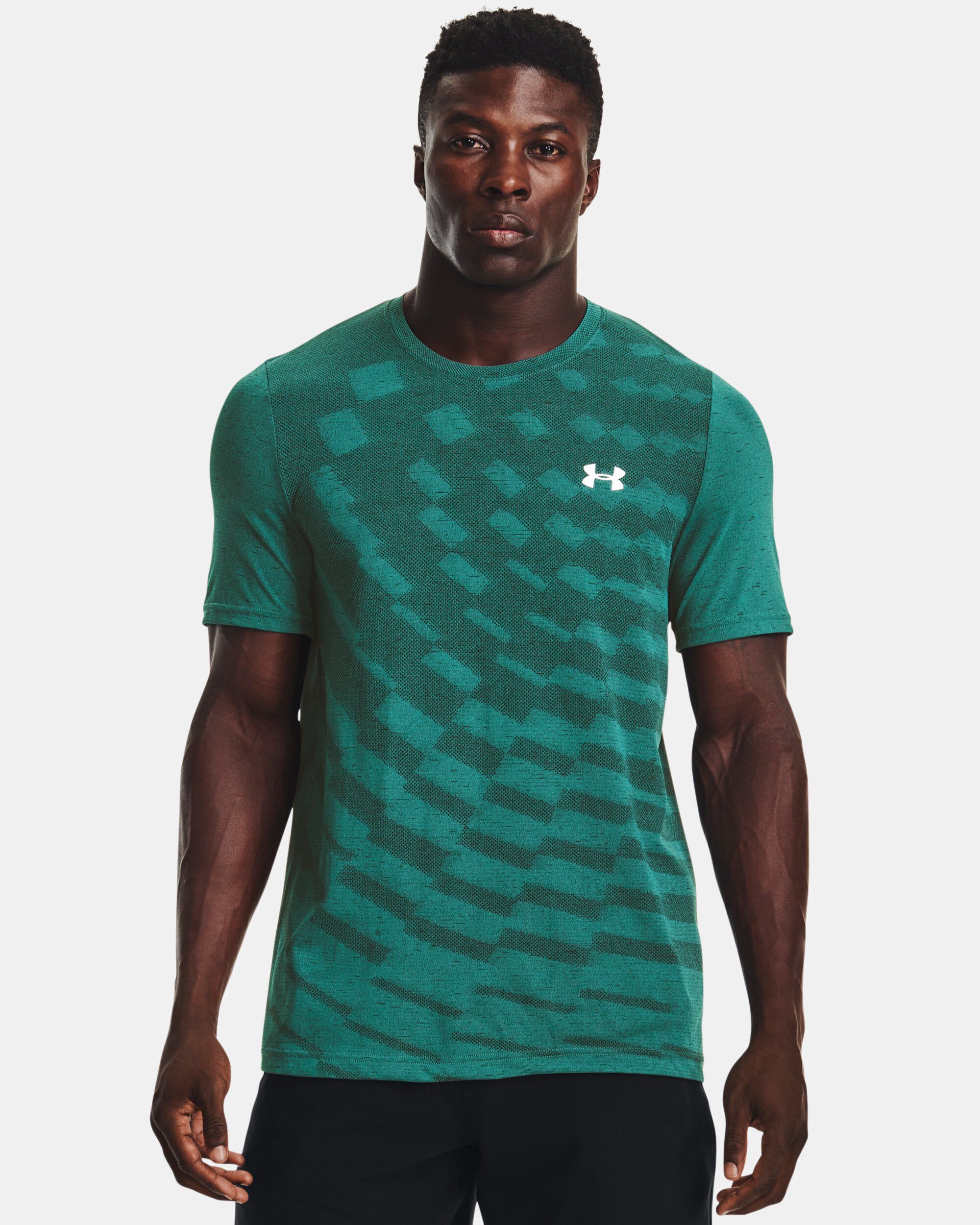 Under Armour Men s UA Seamless Radial Short Sleeve Green in Dubai UAE