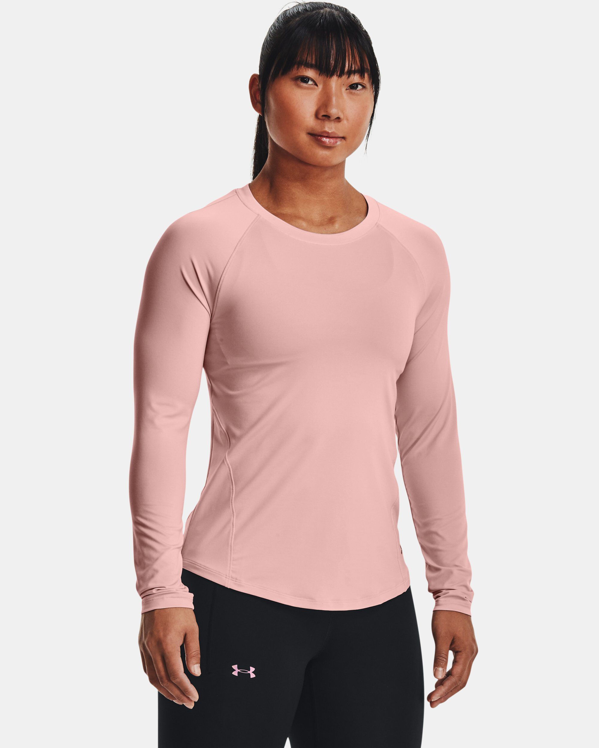 Long sleeve sale pink under armour