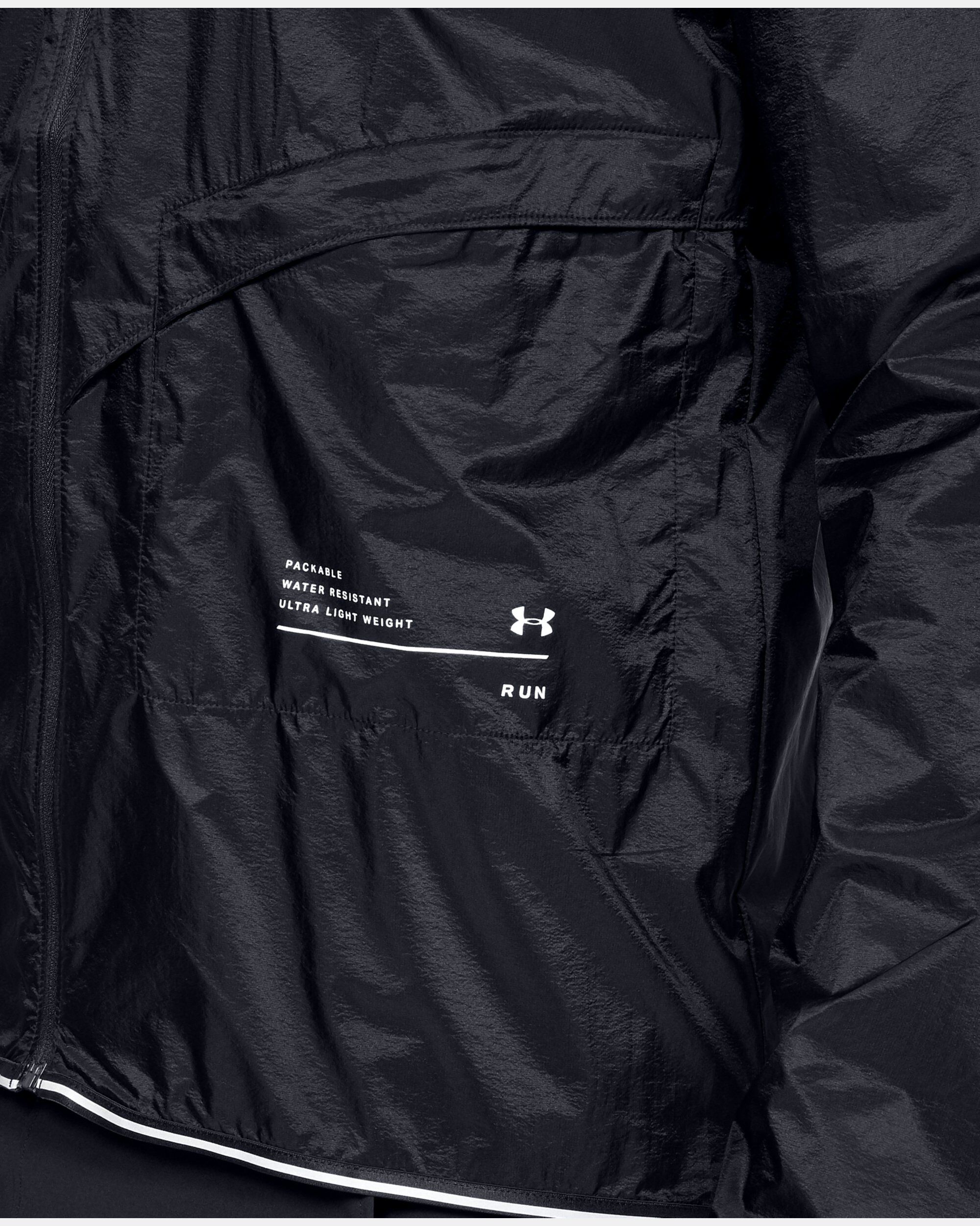 Under Armour Men s UA Qualifier Storm Packable Jacket Black in