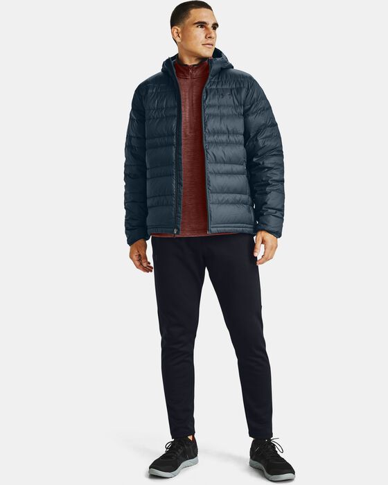 Buy Men's UA Armour Down Hooded Jacket Blue in Dubai, UAE Under Armour