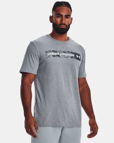 Men's UA Camo Chest Stripe Short Sleeve