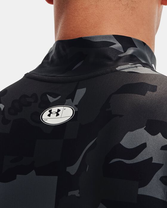 Men's UA Iso-Chill Compression Mock Printed Sleeveless image number 3