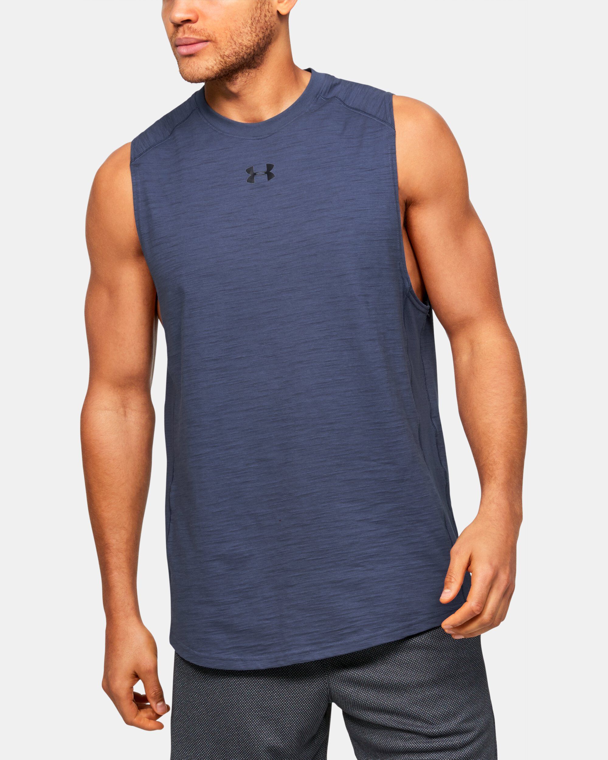 Under Armour Men s Charged Cotton Tank Blue in Dubai UAE