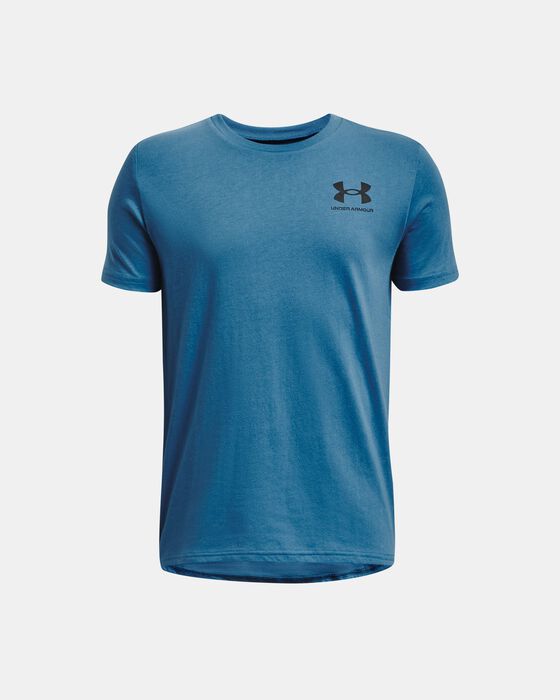 Boys' UA Sportstyle Left Chest Short Sleeve image number 0