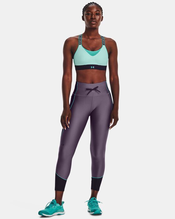 Women's HeatGear® No-Slip Waistband Ankle Leggings image number 2
