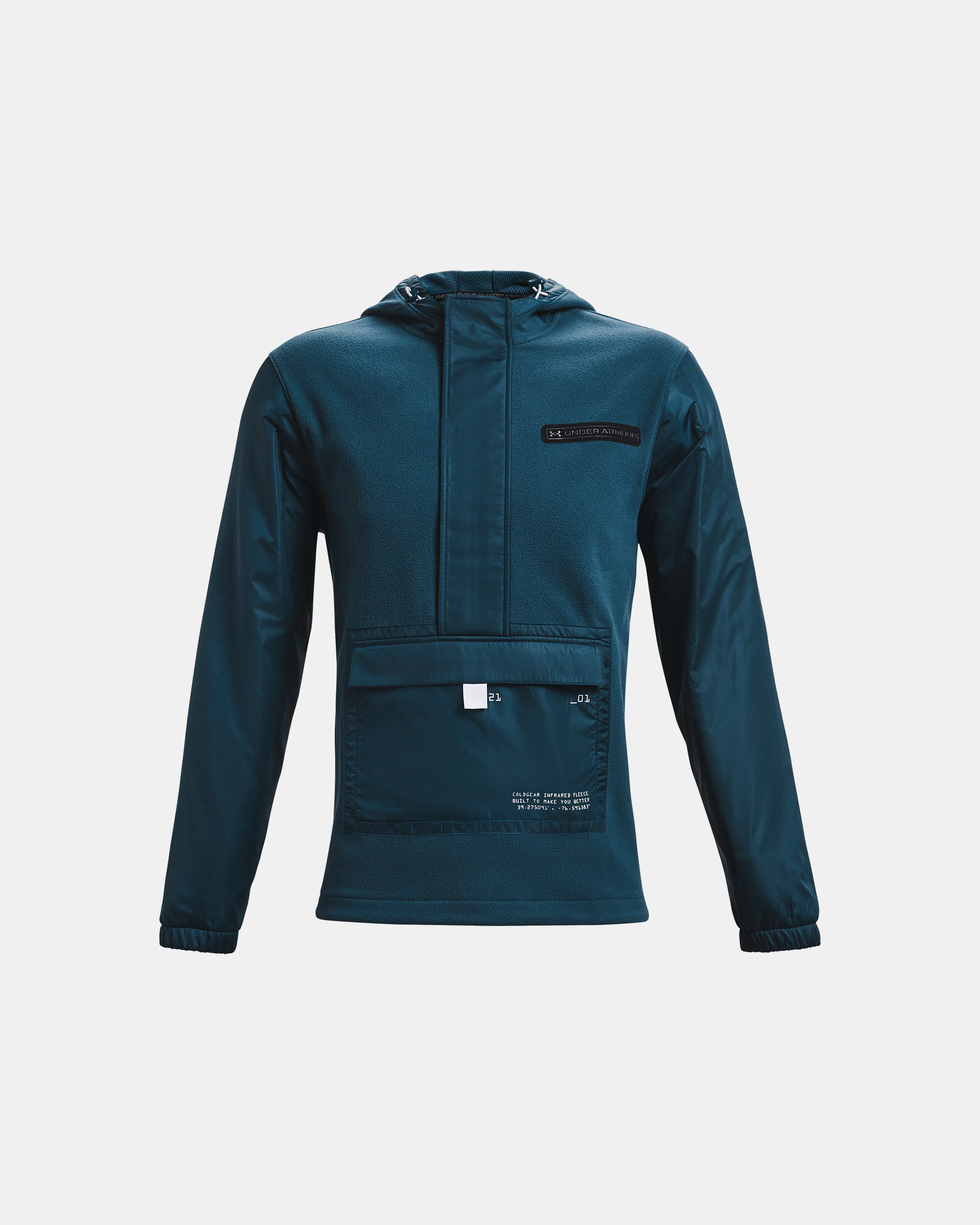 Under Armour Men s ColdGear Infrared Utility Zip Jacket Blue in